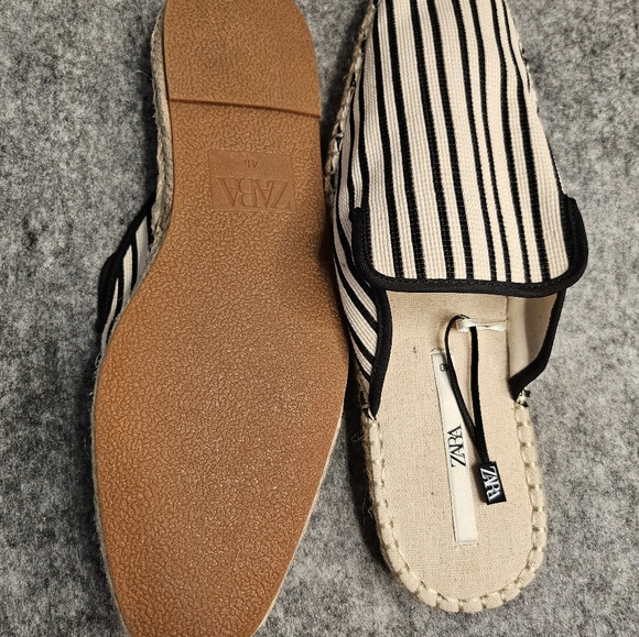 Zara Espadrilles Mule Size 9
